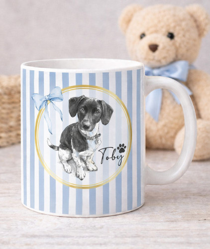 Custom pet portrait ceramic - portrait,