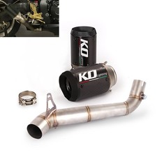 60mm Mid Exhaust Pipe Carbon