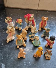 Collection Of 14 Teddy Bear Ornaments . Mix Of Beau Bears , Peter Fagan. 
