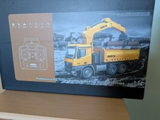 1:14 RC Timber Grab Dump Truck 15CH RC Vehicle Toy Car Huina 1575 With 2 Battery