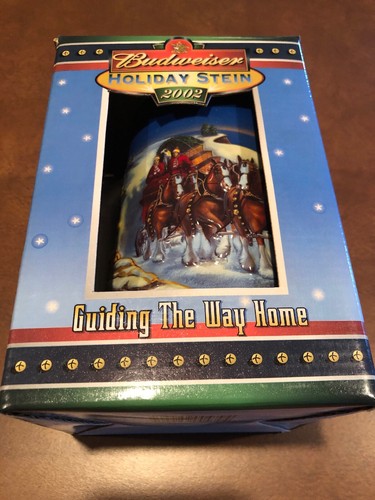 2002 budweiser holiday stein - holiday,