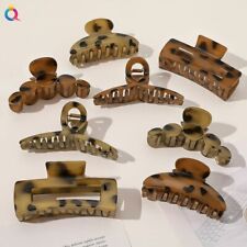 Large Coffee Colour Hair Claw