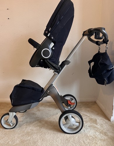 Navy stokke xplory pram - navy,