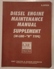 GMC Diesel Engine Maintenance