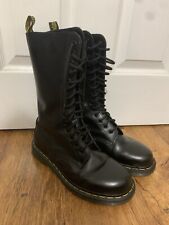 dr martens 14 eyelet Black