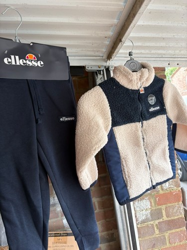Ellesse sherpa tracksuit boys - tracksuit,
