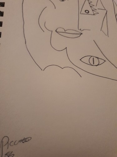 Picasso style art - style, drawing