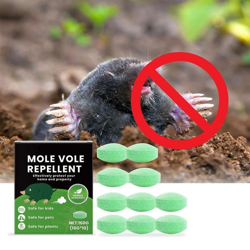 Mole vole repellent - vole, pills