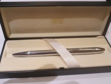 Vintage Cross Townsend Bright Chrome Ballpoint Pen #532. Cross Box.