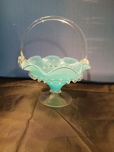 Stunning glass basket handmade - basket,
