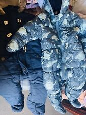 Baby boys snow suit 3-6 months. 2x Excellent Condition/ overall Coat/Next