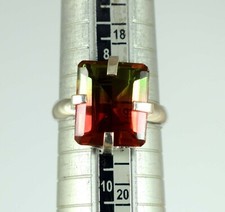 Emerald Cut 19 Ct Bi Color