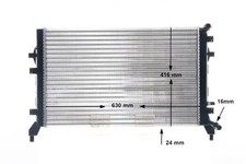 Radiator MAHLE Fits AUDI A3