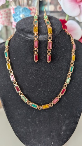 Jewellery set necklace - set, and