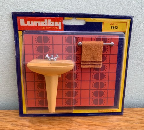 Vintage lundby dolls house - lundby, red