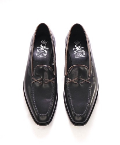 875 barker black stitched - black,