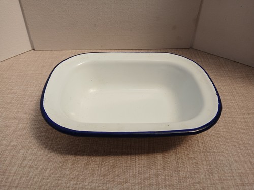 Vintage enameled white - enameled,