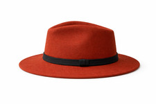 Mens 100% Wool Fedora Hat