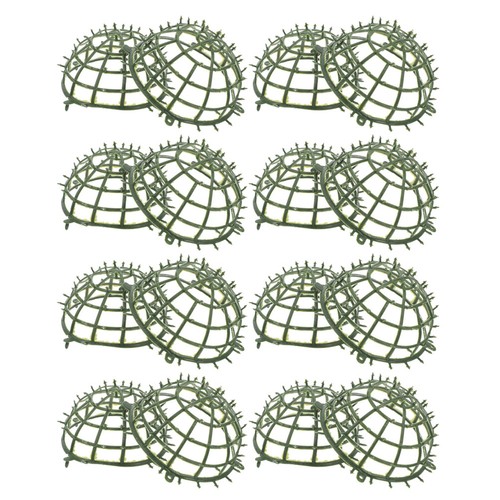 8pcs green topiary frames - green, diy