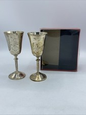 Vintage Pair Of EPNS Wine