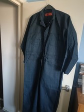 Mens Coveralls Red Cap Jumpsuit 46 REG