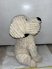 28cm Heavy 1.5kg Ribbed Fabric Dog Door Stop Novelty Decorative