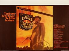 HIGH PLAINS DRIFTER 1973 UK