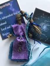 kitchen witch ?Aquarius  ?Poppet Protection Charm February Birthday ?amethyst