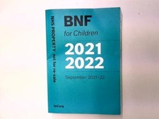 BNF (British National Formulary) for Children 2021-2022 - N/A