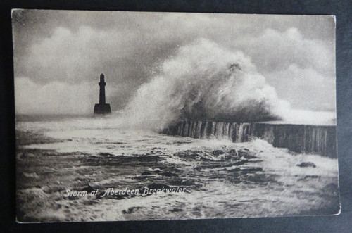 Storm aberdeen breakwater - storm,