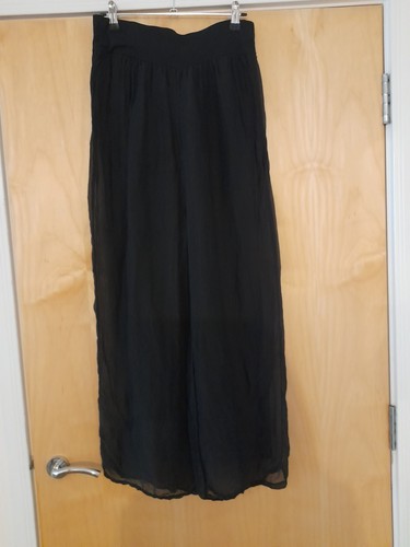 Black silk overlay - silk,