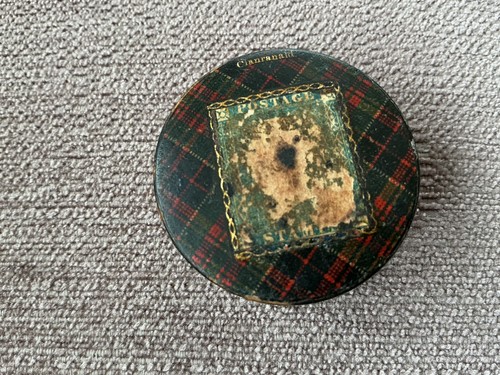 Mauchline tartanware stamp - mauchline,