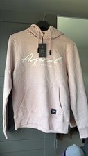 Arsenal Since 1886 Women’s Script Print Hoodie PINK Size Small Brand New
