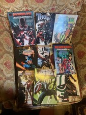 10 Marvel Graphic Novels Hulk,Deadpool Etc