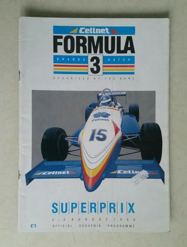 Brands hatch aug 1986 - aug,