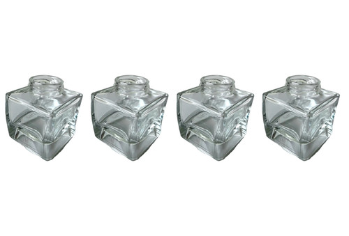 Glass candle jars clear - jars, |