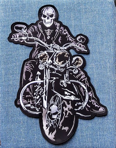 Large skeleton motorbike - skeleton, a