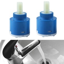 35mm 40mm Ceramic Spool Disc Cartridge Kitchen Lever Tap Mixer Basin Repair UK