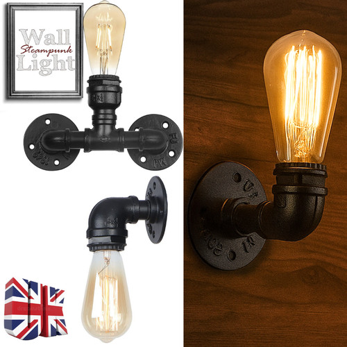 Industrial pipe wall light - industrial,