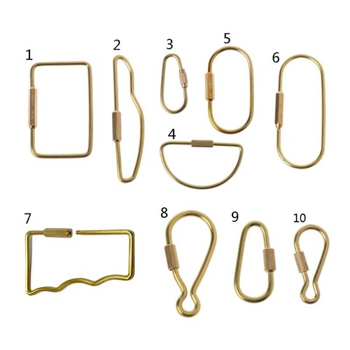 Vintage brass screw - brass,