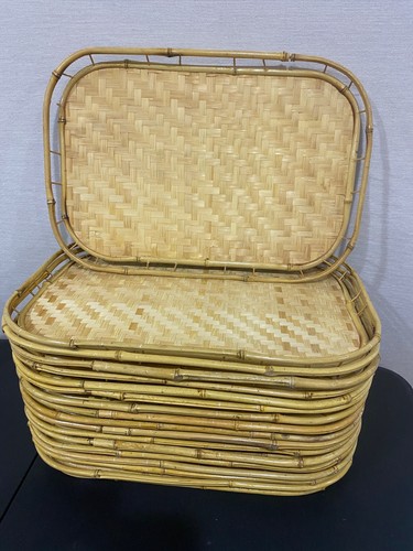 Lot wicker rattan bamboo - lot,,