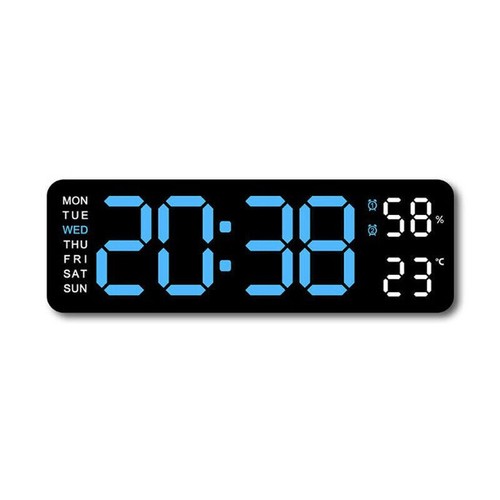 Digital led desk alarm clock - led,