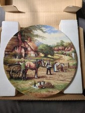 Wedgwood Planting Potatoes Plate Chris Howells 20cm