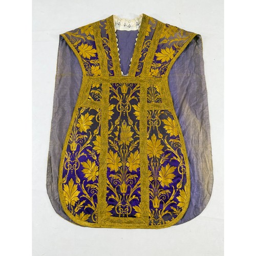 Vintage french silk brocade - french,
