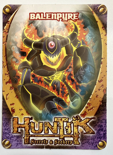 Huntik season figure card - huntik,