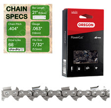 21" OREGON 59L068 Chainsaw