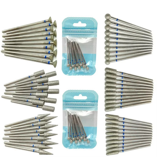 10pc diamond nail drill bits - 10pc,