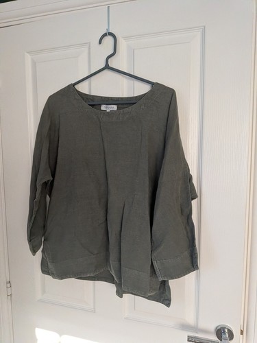 Sahara 100 linen green - sahara,
