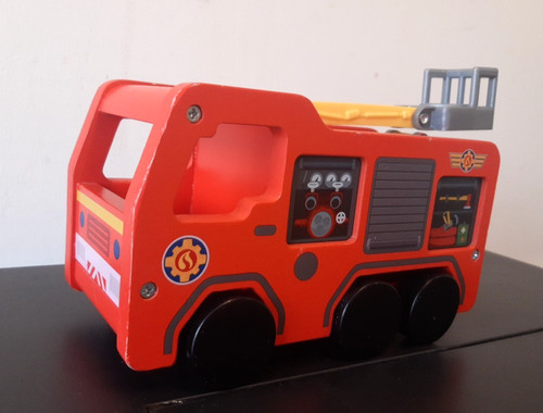 Fireman sam wooden - sam,