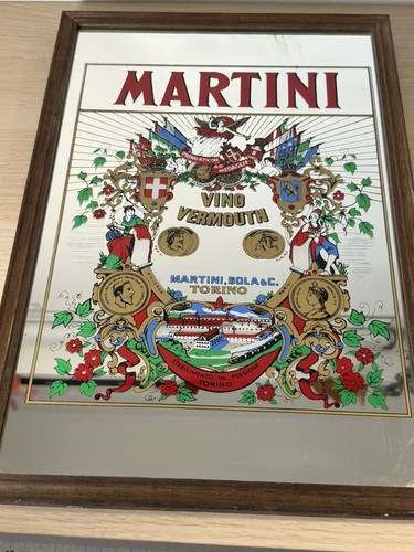Vintage martini pub mirror - vintage,